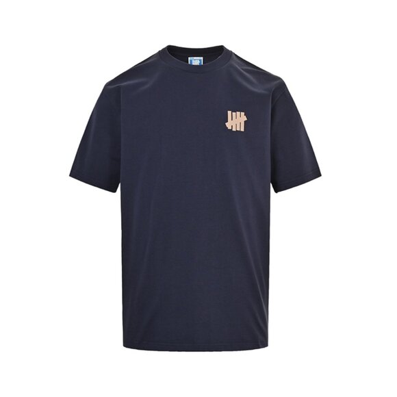 Undefeated Navy Blue Printed Short-Sleeved T-Shirt - Picture 2 of 6